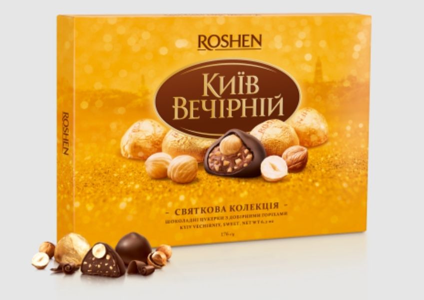Roshen "Kyiv Vechirnii" candies 176 g