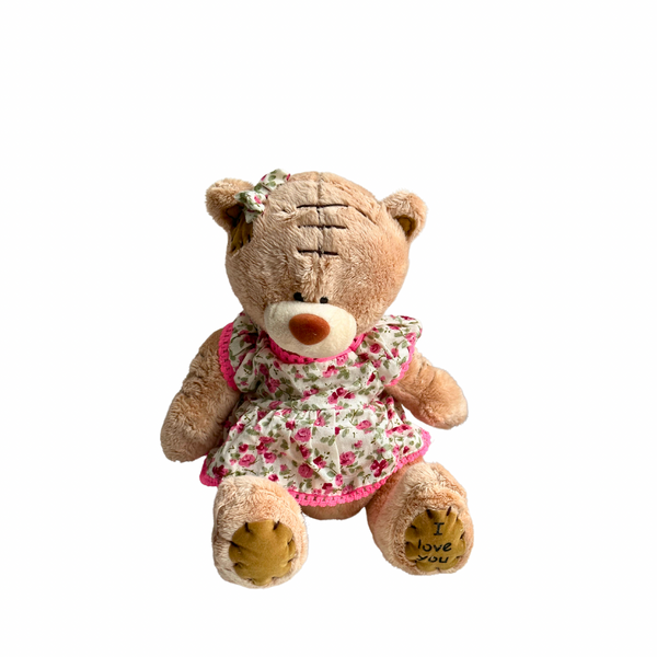 Teddy in a dress (15 cm)